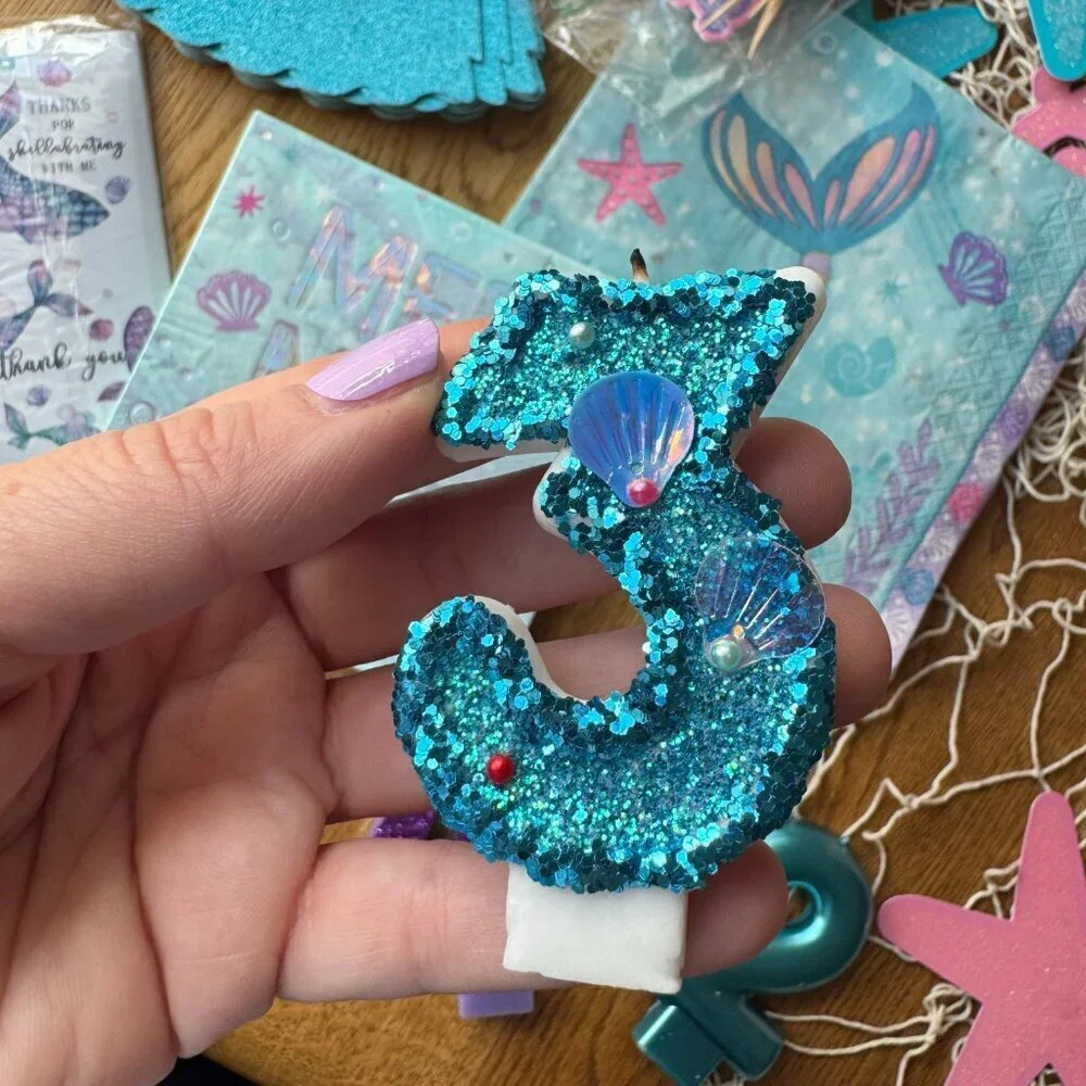 Mermaid Birthday Party Supply Lot